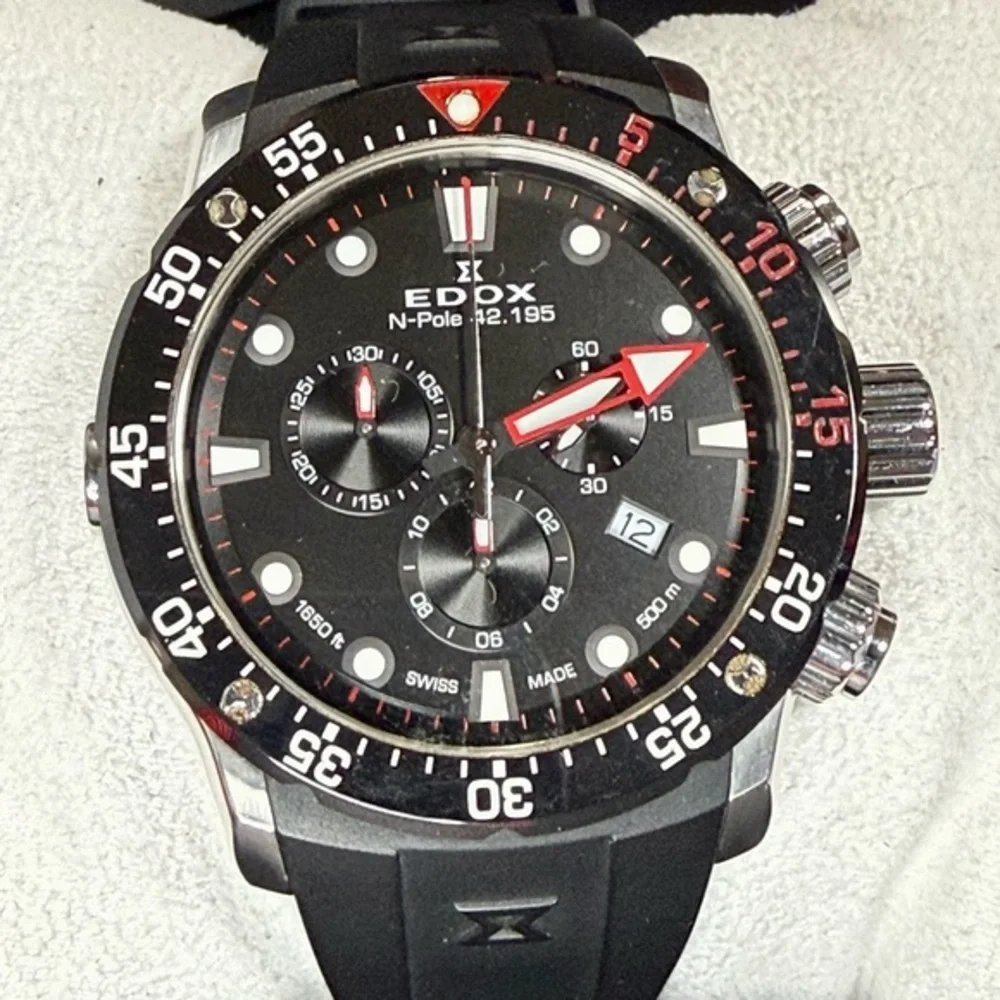 Edox Chrono Offshore 1 Sharkman ll North Pole Limited Editition Men’s Watch